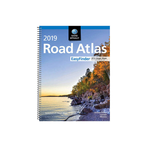 2019 Easy Finder Midsize Road Atlas Rand McNally